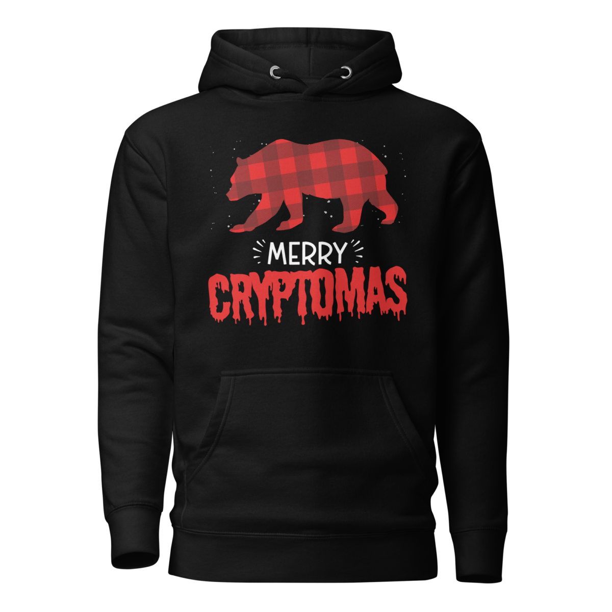unisex premium hoodie black front 637e90f57a77f - Merry Cryptomas Hoodie