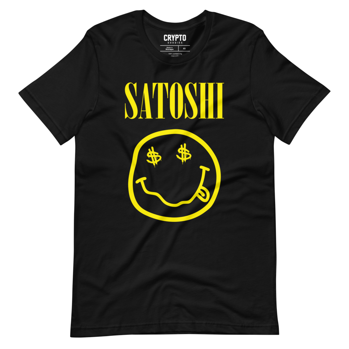 unisex staple t shirt black front 637969a7d612e - Satoshi YLW T-Shirt