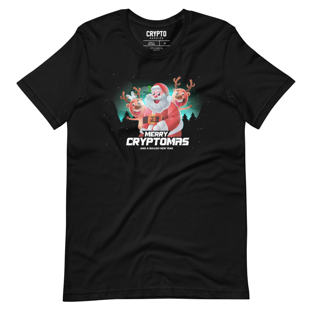 unisex staple t shirt black front 637bfaeaba183 - Merry Cryptomas T-Shirt