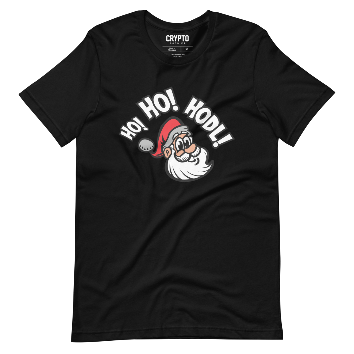 unisex staple t shirt black front 637e9a650d8b4 - HO! HO! HODL T-Shirt