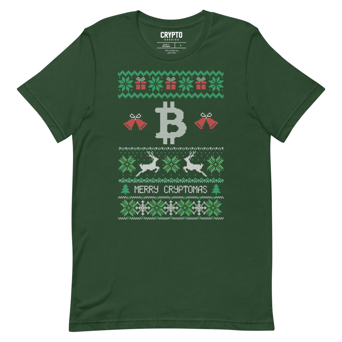 unisex staple t shirt forest front 637e39a78ec52 - Bitcoin Christmas T-Shirt