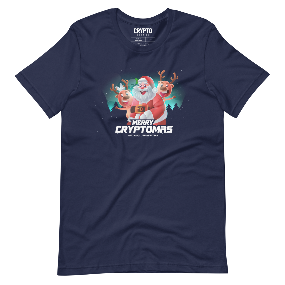 unisex staple t shirt navy front 637bfaeabb23d - Merry Cryptomas T-Shirt