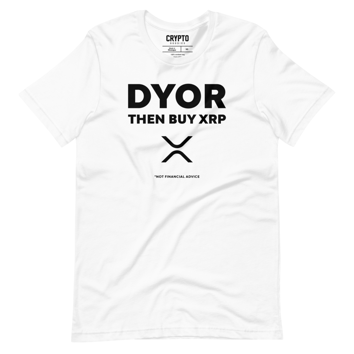 unisex staple t shirt white front 63699a19a4cdb - DYOR - Then Buy XRP T-Shirt