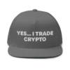 Yes, I Trade Crypto Flat Bill Cap