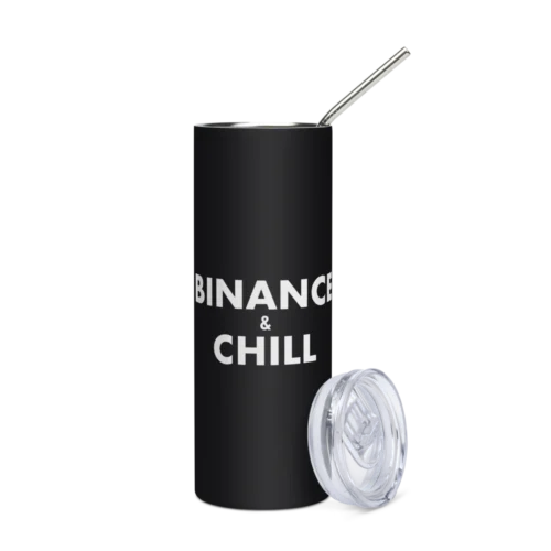 Binance & Chill Stainless Steel Tumbler