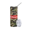 Bitcoin Camouflage Stainless Steel Tumbler