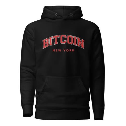 Bitcoin New York Varsity Hoodie