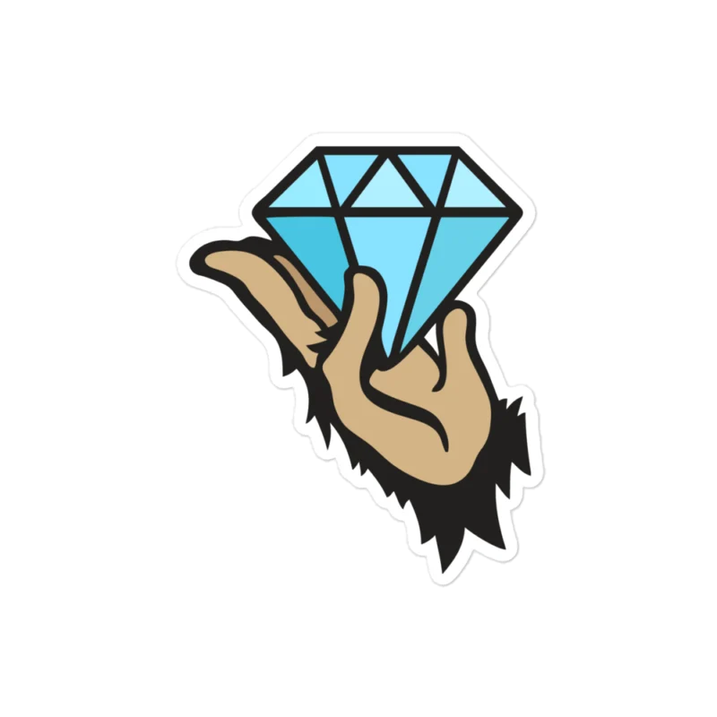 Diamond Hands Ape (Color)