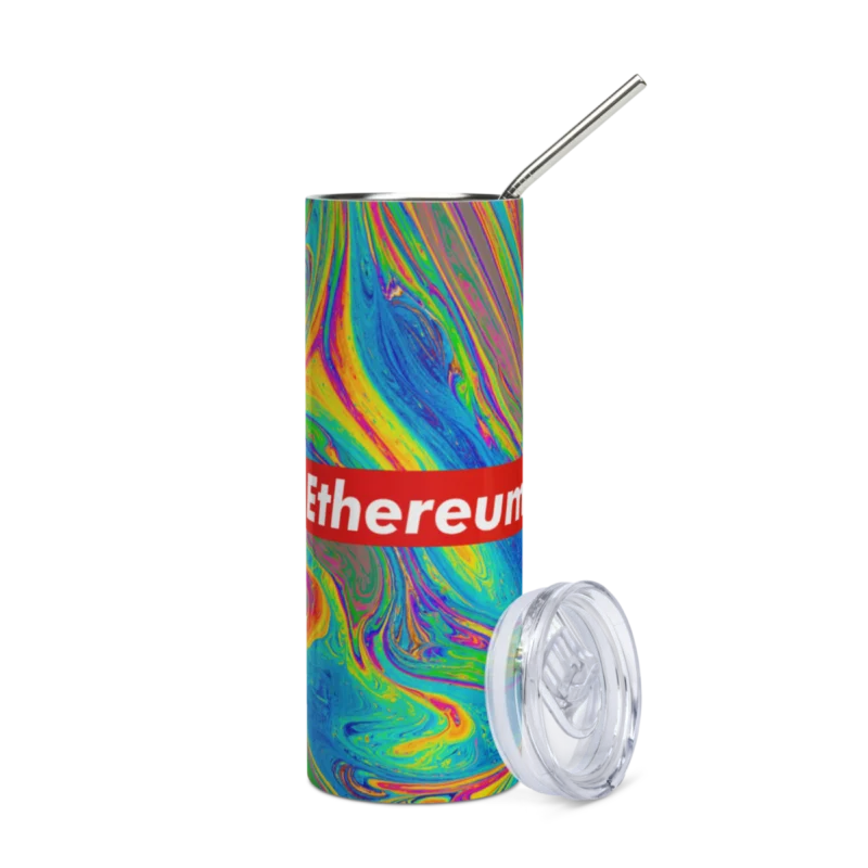 Ethereum Rainbow Stainless Steel Tumbler