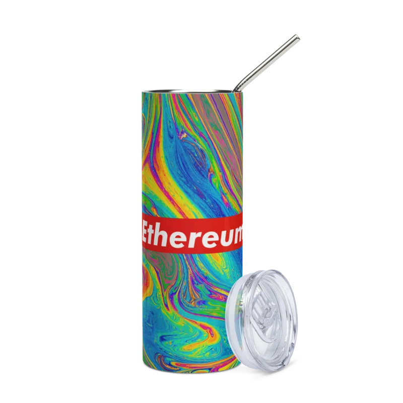 Ethereum Rainbow Stainless Steel Tumbler