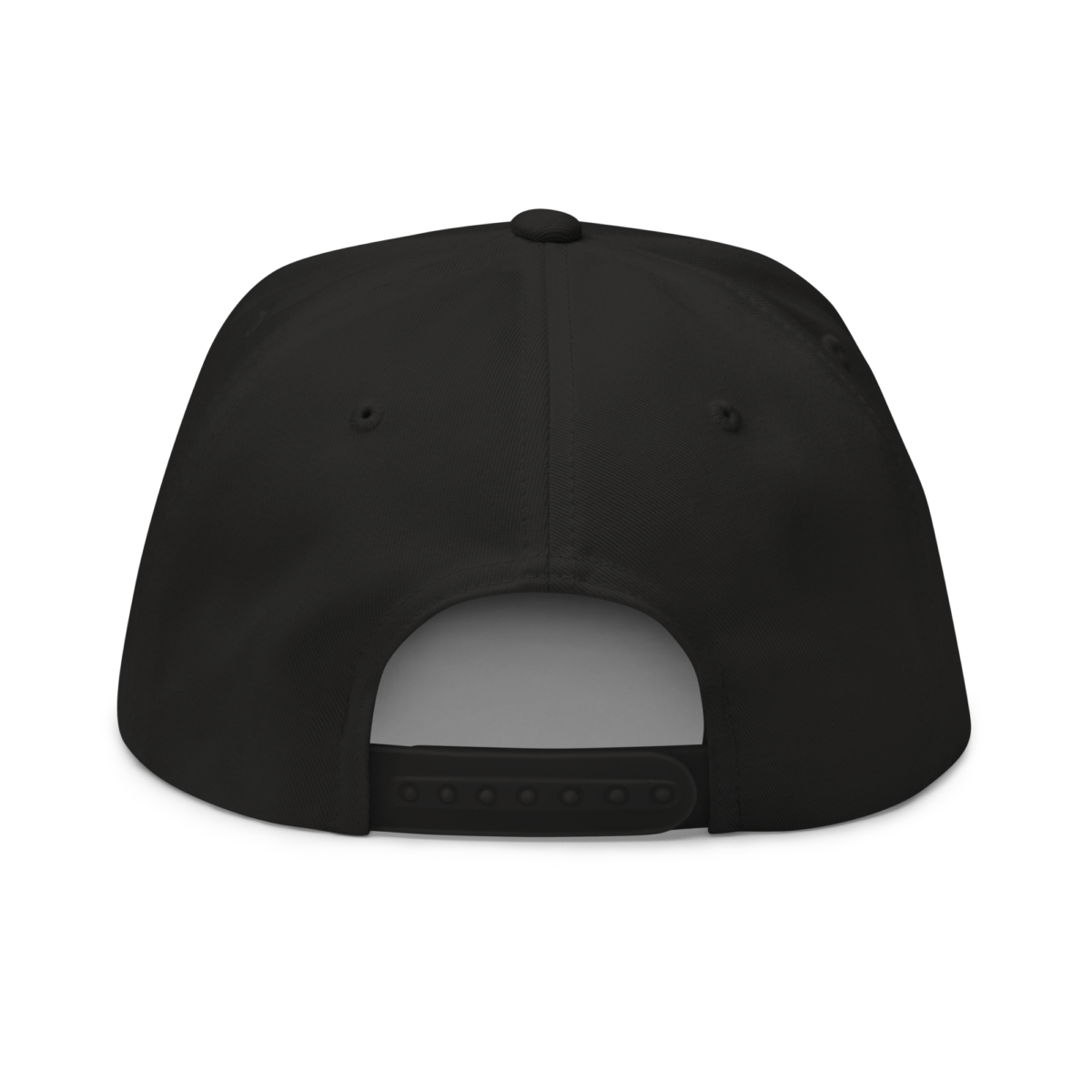flat bill cap black back 63ab0a9a2aaee - WEB3 Snapback Hat