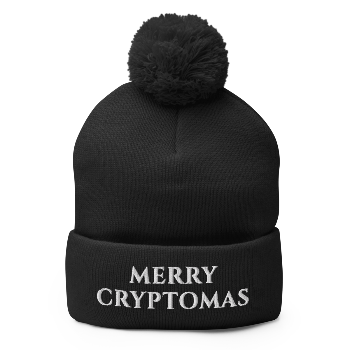 Merry Cryptomas Pom-Pom Beanie