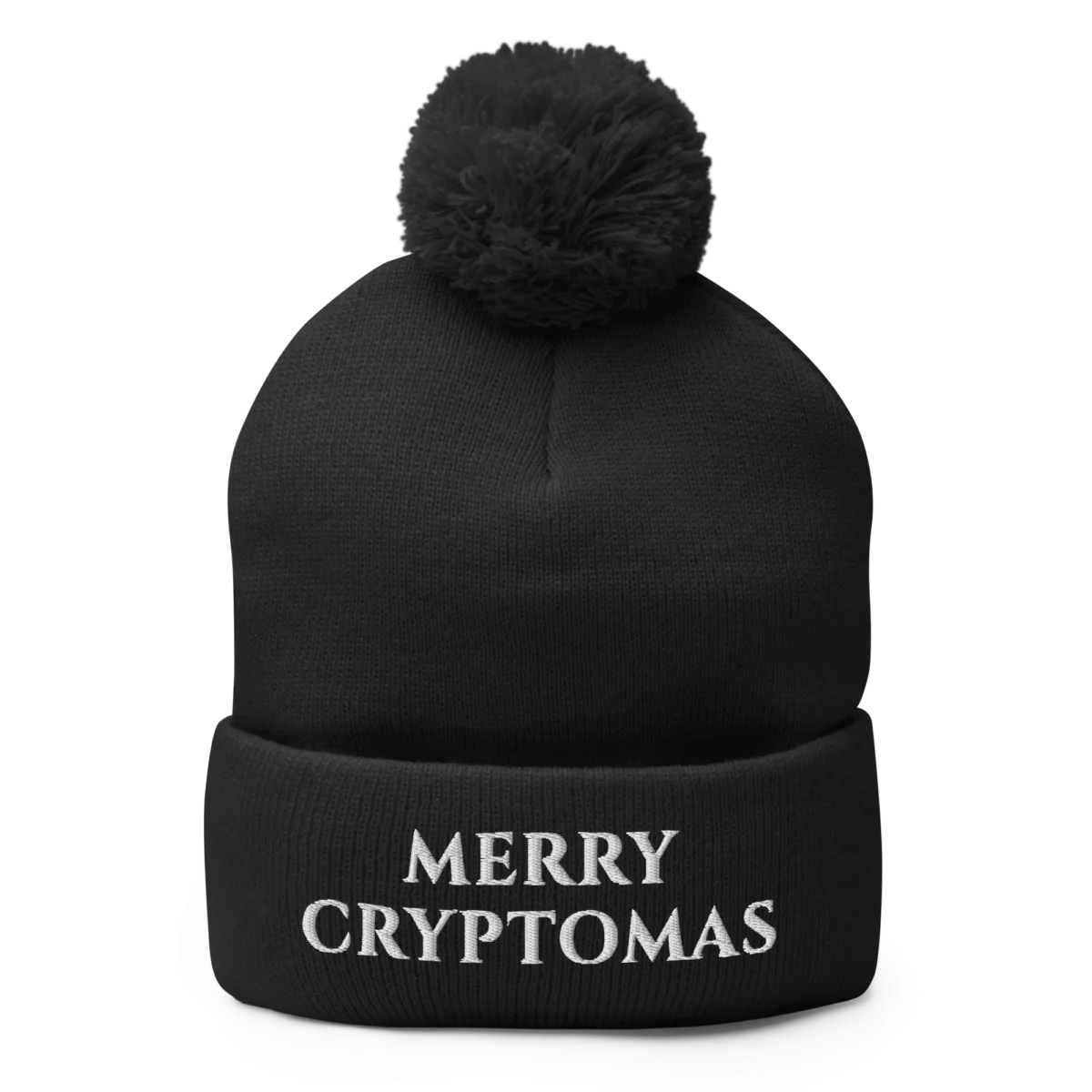 Merry Cryptomas Pom-Pom Beanie - Image 3