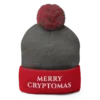 Merry Cryptomas Pom-Pom Beanie