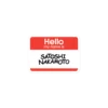 Satoshi Nametag - Hello I Am Satoshi Nakamoto Sticker