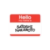 Satoshi Nametag - Hello I Am Satoshi Nakamoto Sticker