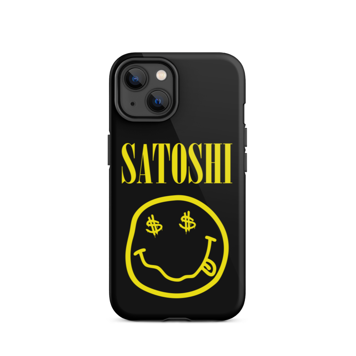 tough iphone case glossy iphone 14 front 6397c1799ecbf - Satoshi YLW Tough iPhone Case
