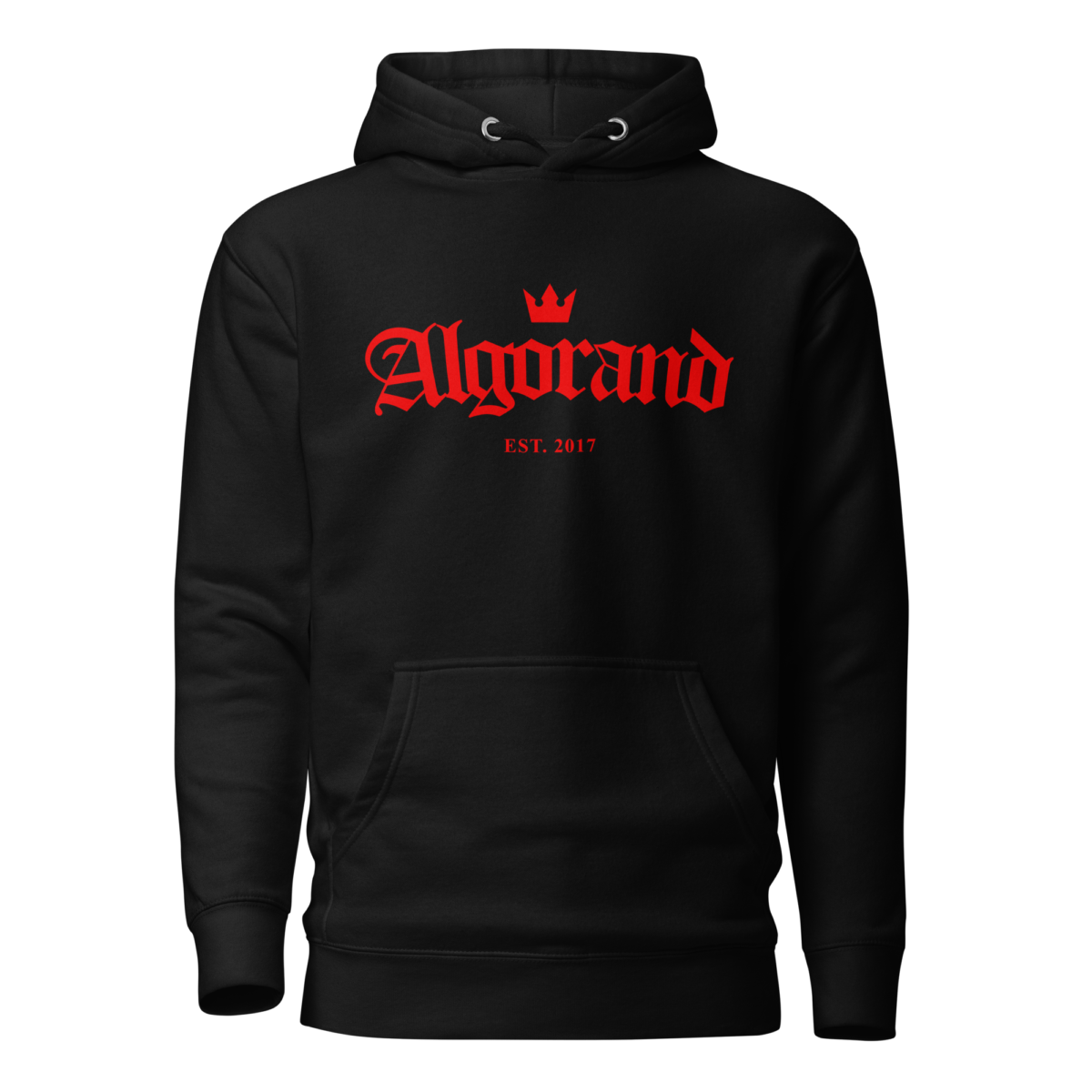 unisex premium hoodie black front 63a330ef191d4 - Algorand (RED) Hoodie