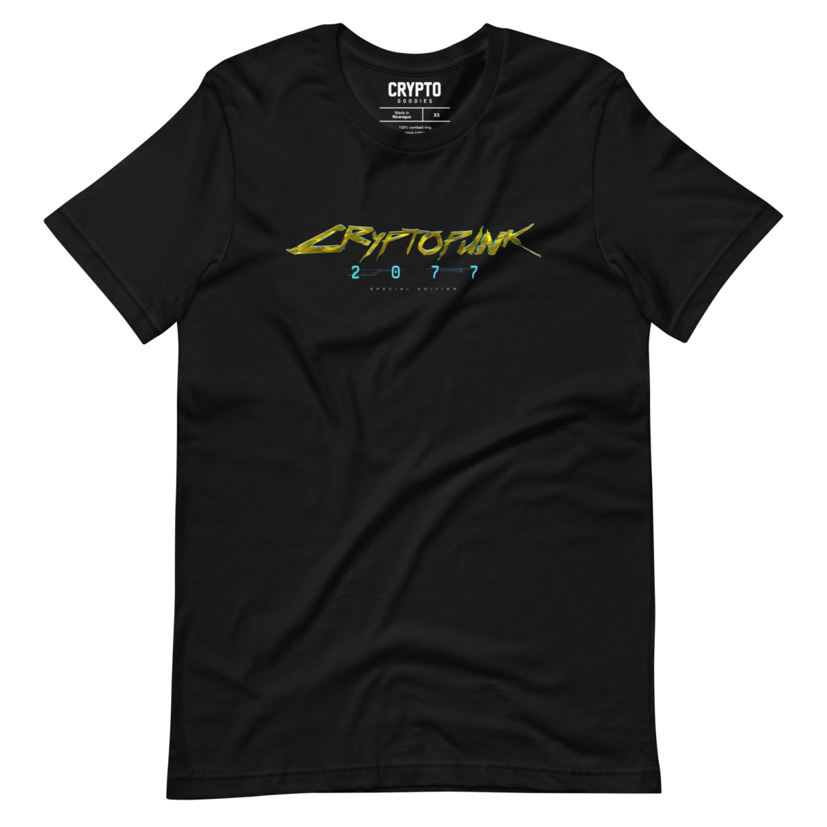 unisex staple t shirt black front 63912840c6cc1 - Cryptopunk 2077 T-Shirt