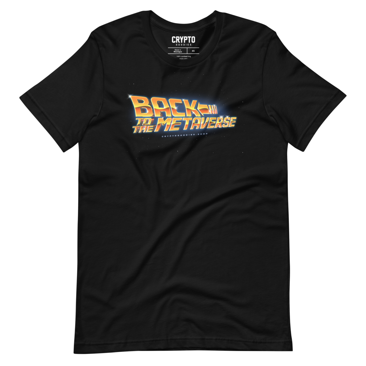 unisex staple t shirt black front 6391c70b3bcf6 - Back to the Metaverse T-Shirt