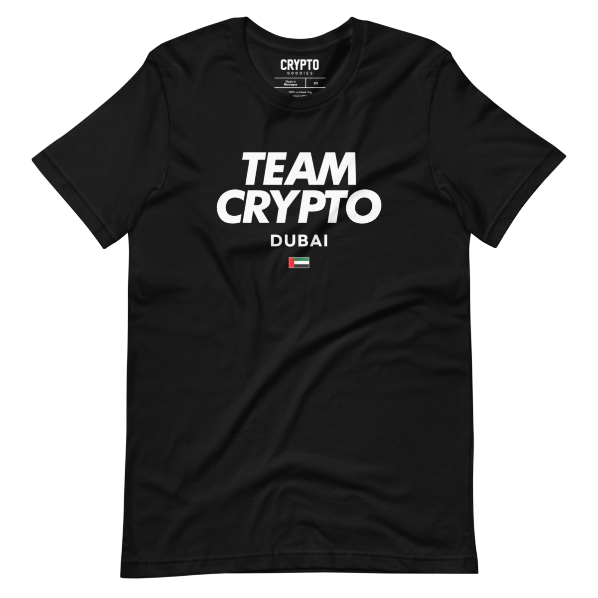 unisex staple t shirt black front 63a2361cafa94 - Team Crypto Dubai T-Shirt