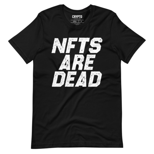 unisex staple t shirt black front 63a23df3ee5d8 - NFTs Are Dead T-Shirt