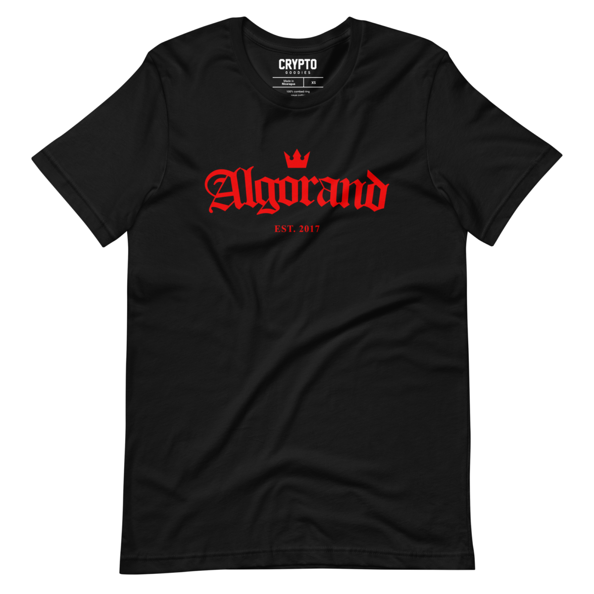 unisex staple t shirt black front 63a331a3a4965 - Algorand (RED) T-Shirt