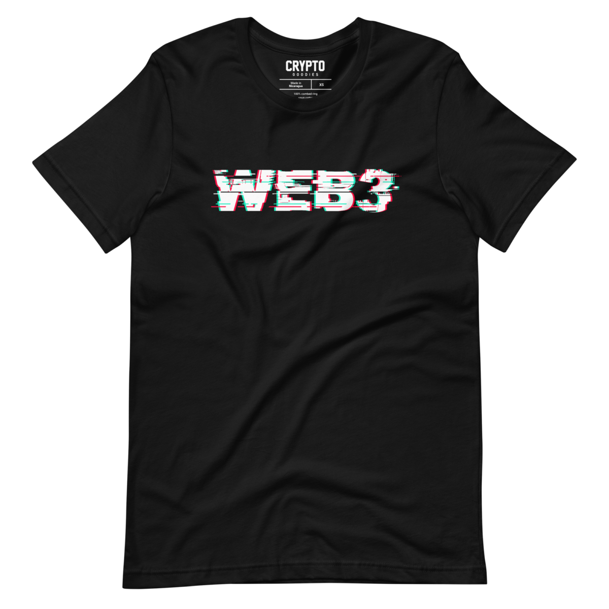 unisex staple t shirt black front 63ac6bc214c34 - WEB3 Glitch T-Shirt