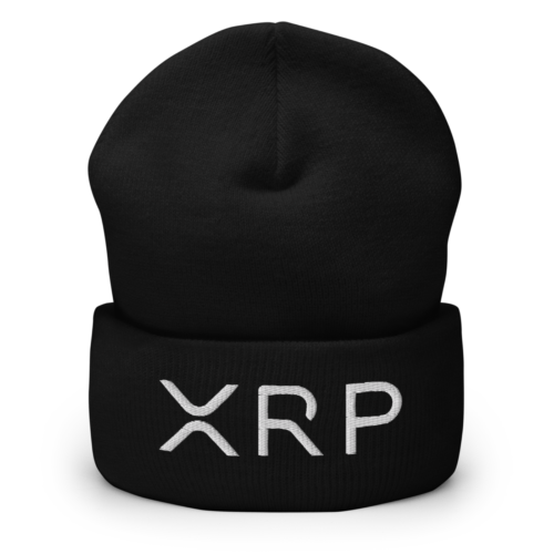 XRP Logo Cuffed Beanie