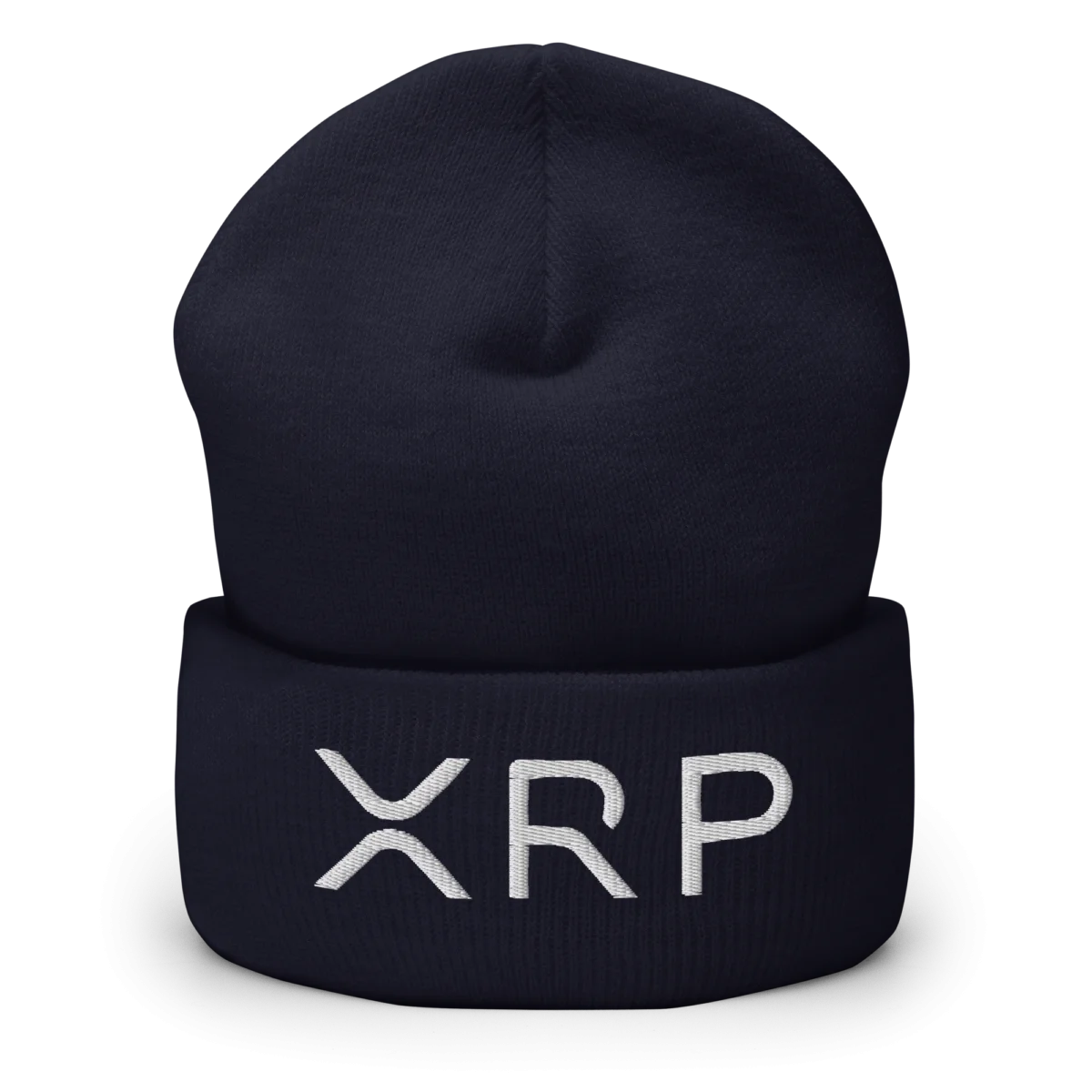XRP Logo Cuffed Beanie - Image 3