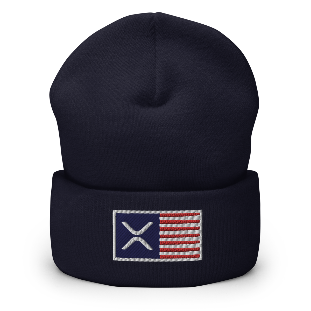 XRP USA Flag Cuffed Beanie