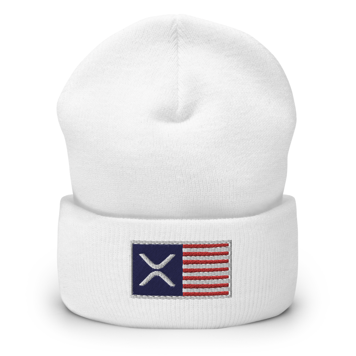 Xrp Usa Flag Cuffed Beanie