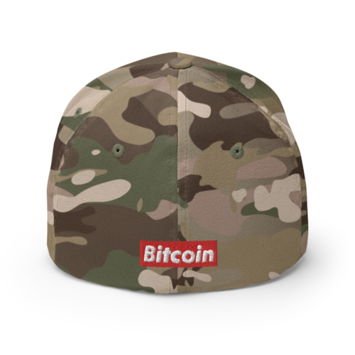 Bitcoin Camo Flexfit Baseball Cap