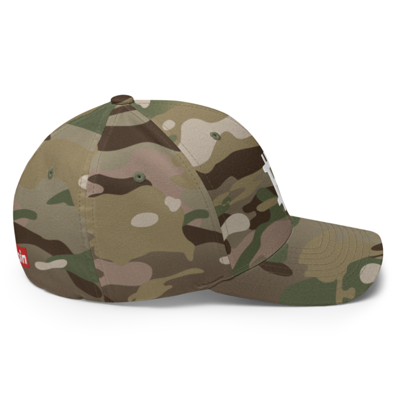 Bitcoin Camo Flexfit Baseball Cap