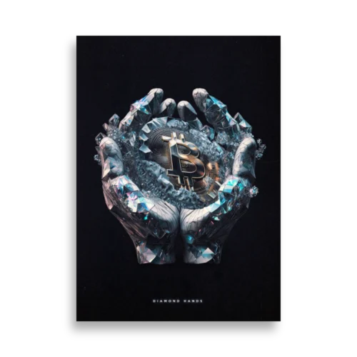 Bitcoin: Diamond Hands Poster