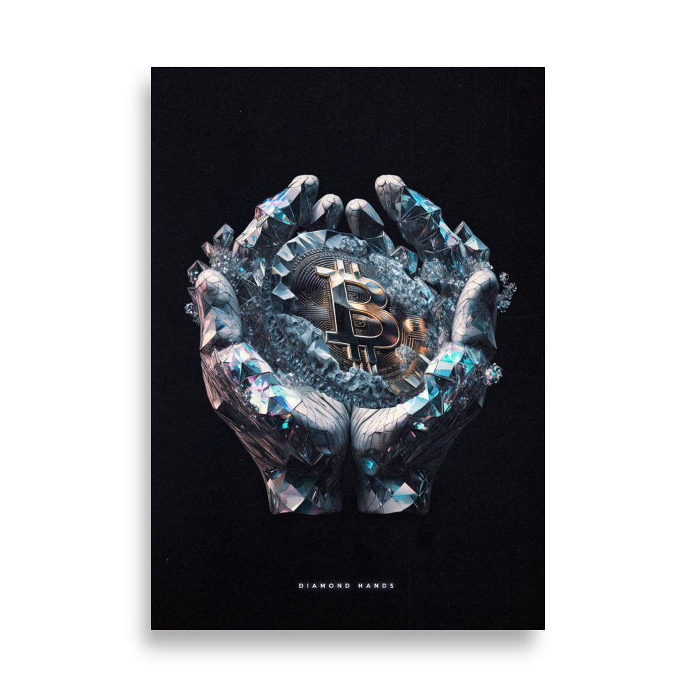 Bitcoin: Diamond Hands Poster