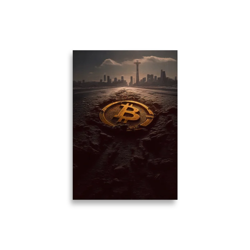 Bitcoin Landing Poster