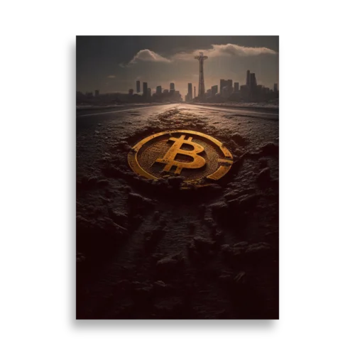 Bitcoin Landing Poster