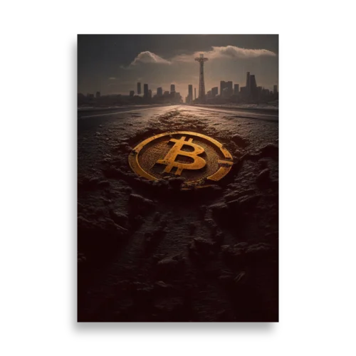 Bitcoin Landing Poster