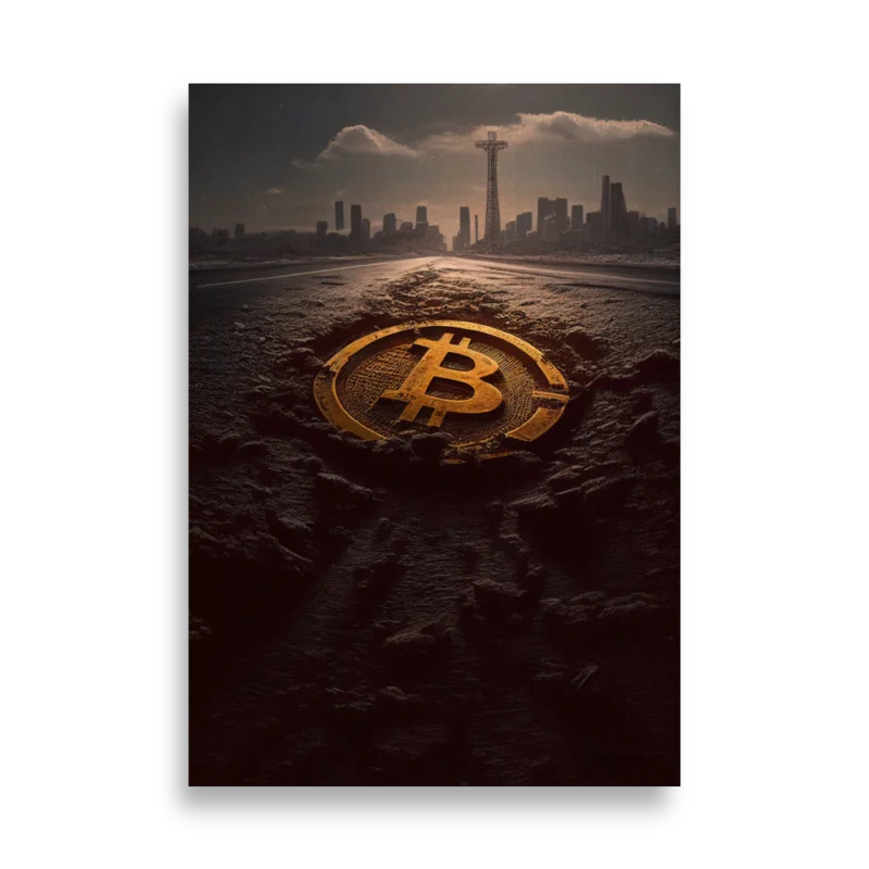 Bitcoin Landing Poster