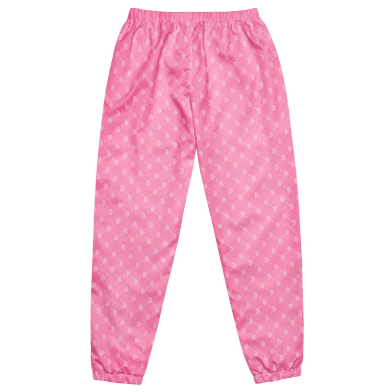 Bitcoin Light Pink Track Pants