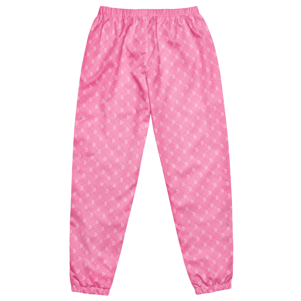 Bitcoin Light Pink Track Pants
