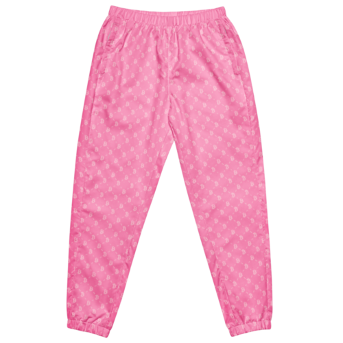 Bitcoin Light Pink Track Pants