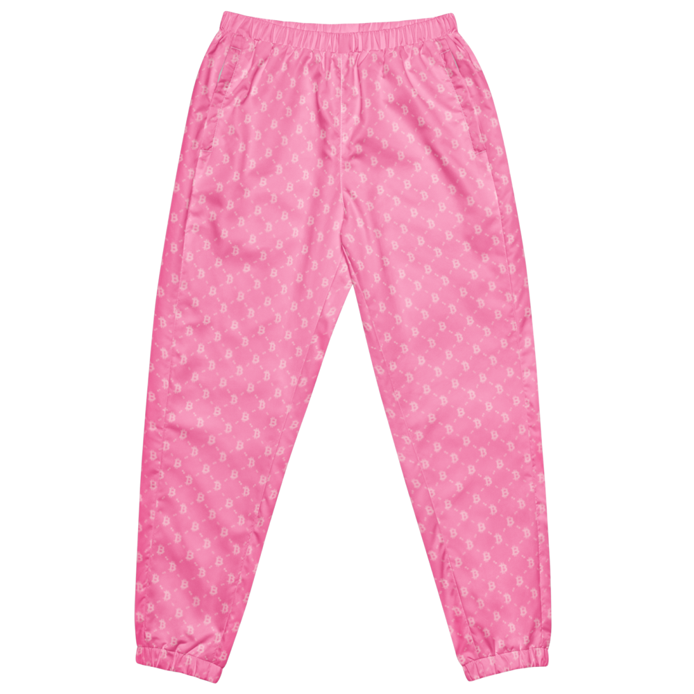 Bitcoin Light Pink Track Pants