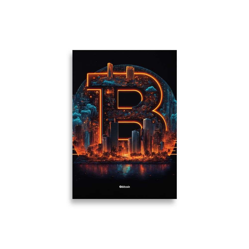 Bitcoin Miami Poster