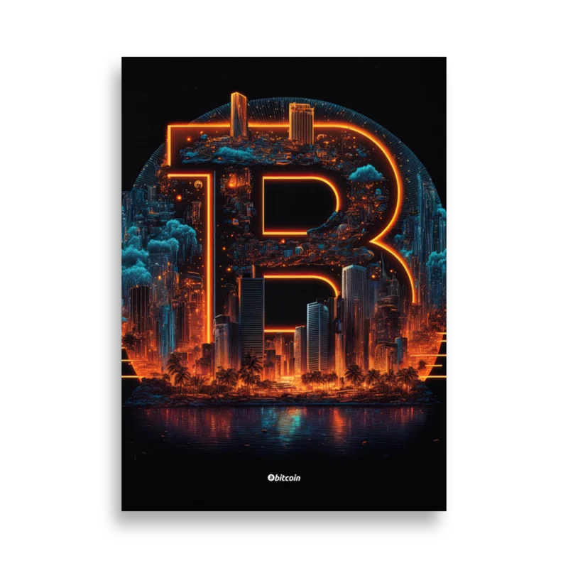Bitcoin Miami Poster
