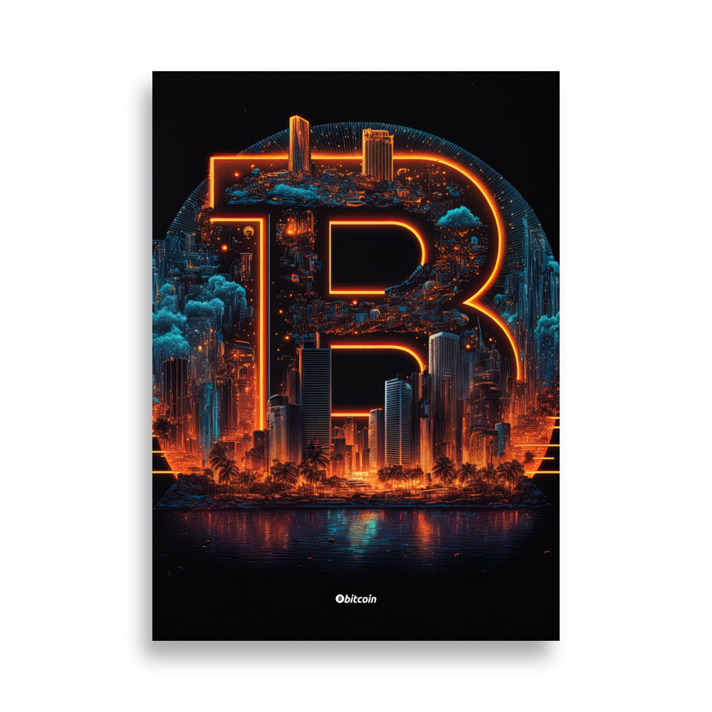 Bitcoin Miami Poster