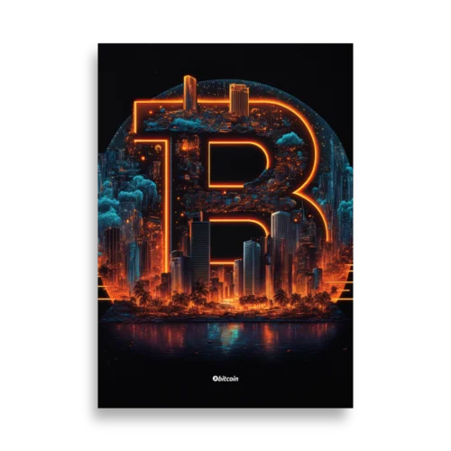 Bitcoin Miami Poster