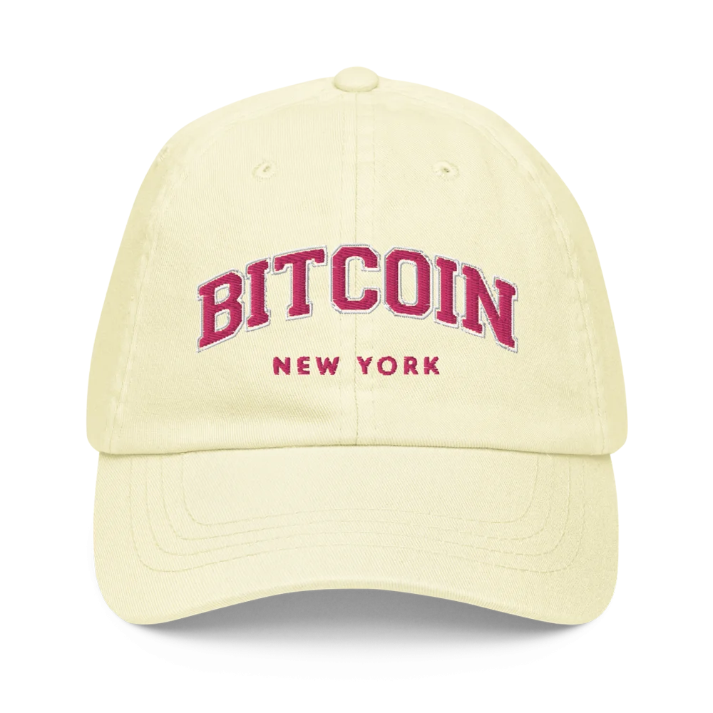 Bitcoin: New York Pastel Baseball Cap - Image 4