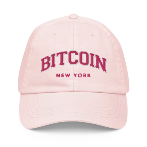 Bitcoin: New York Pastel Baseball Cap